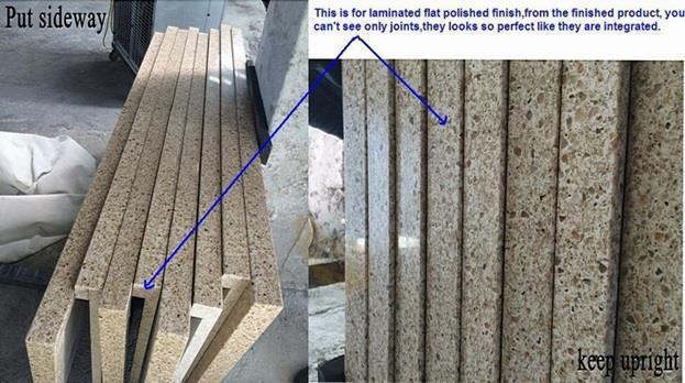 Laminated polished edges. Can you find the joint  We just hide the joint 0012