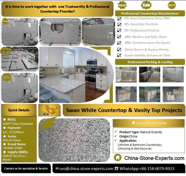 Swan White Granite Countertops Swan White Granite Countertops