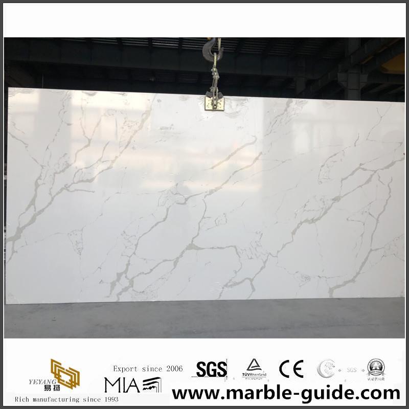 Quality Calacatta Quartz Slabs from China 2