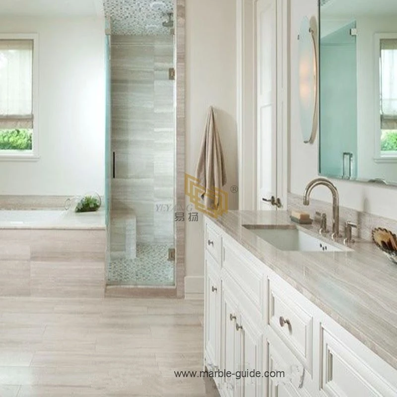 Chenille white marble bathroom decor 01