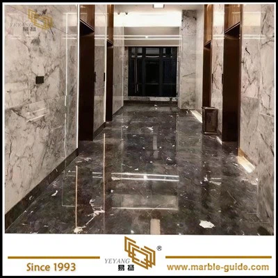 Azulejos románticos de mármol gris