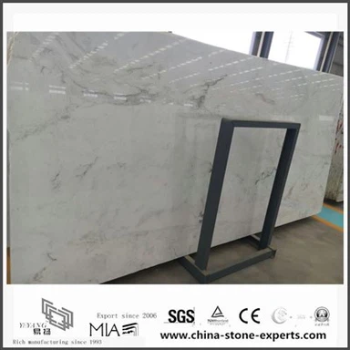 Calidad Arabescato Venato de calidad de la losa de mármol para Hall de fondo con colores blancos