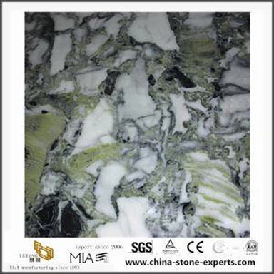 Mármol verde del hielo para la encimera del cuarto de baño y el azulejo del suelo