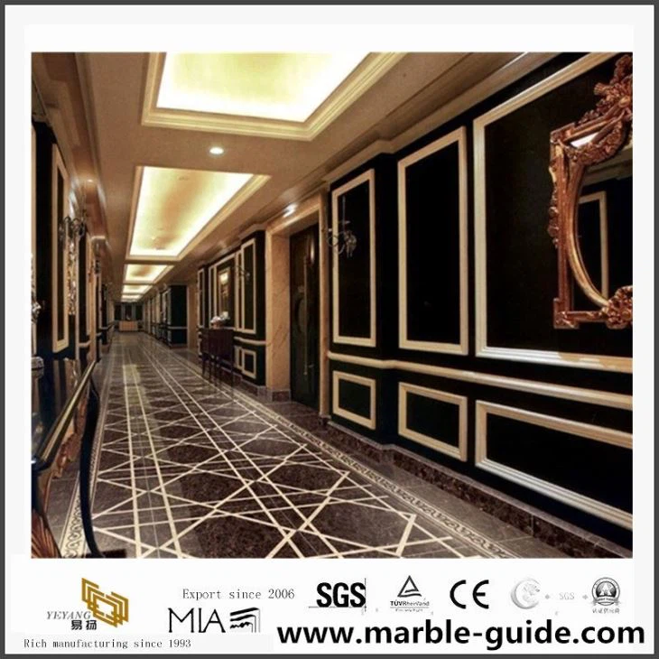 Cheap Price Marron Emperador Dark Marble Slabs Cut To Size Floor Covering Indoor Outdoor Decoration