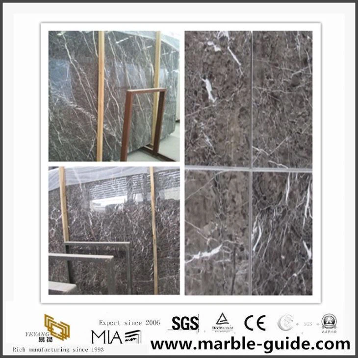 Chinese Hang Grey White Vein Marble Tile For Building