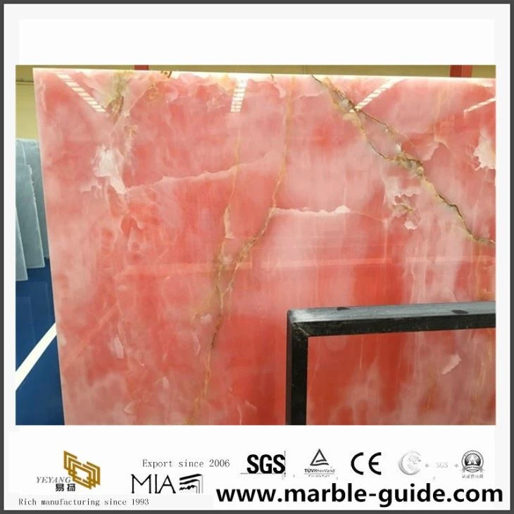 Natural Pink Onyx Marble Slabs