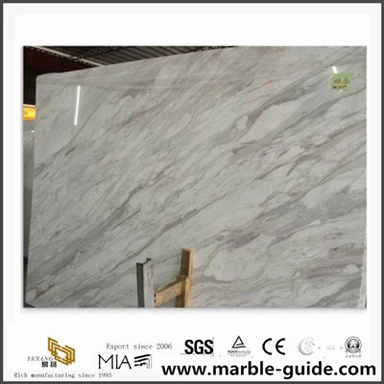 Cheap Volakas White Marble Nature Stone cortó a las baldosas del piso