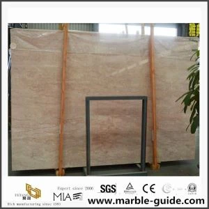 China Pink Rose Marble Slab para encimera y tocador, materiales de construcción