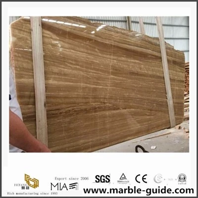 Mármol amarillo de grano de madera de china de alta calidad para baldosas de pared, baldosas de pisos, proyecto