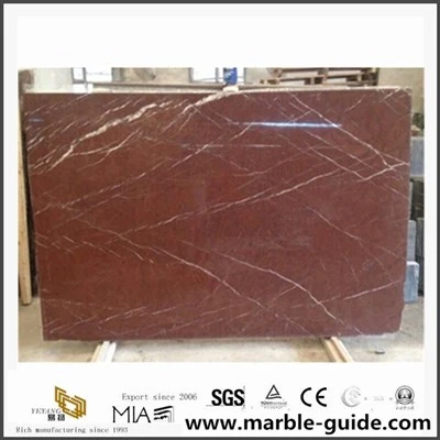 Venta caliente China Coral Coral Losas de mármol rojo para mosaicos de pisos Materiales de construcción natural
