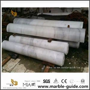 Columna de mármol blanco de Guangxi para la decoración al aire libre de China Stone Factory
