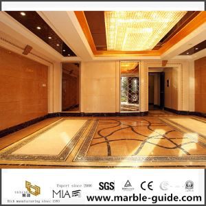 Proyecto de villa con decoración de oro amarillo y resina de Onyx de oro