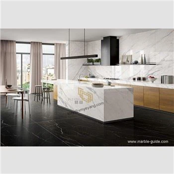 Cocina artificial de mármol blanco Statuario