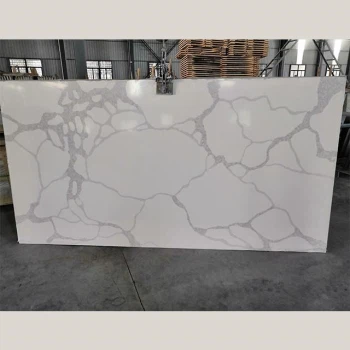 Quartz blanco Calacatta Stone Suptados para la salida de la cocina