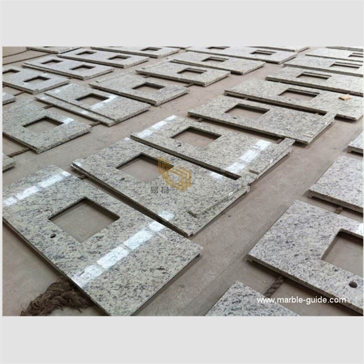White Rose Granite Slab For Kitchen Countertop