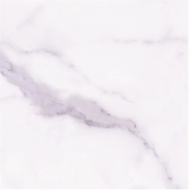 Carrara White Polished Marble Effect Sintered Porcelain Slabs